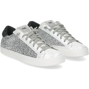 Women’s P448 Silver glitter sneakers- Size 38
